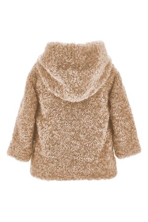 beige fabric coat MONNALISA KIDS | 39F10360310003